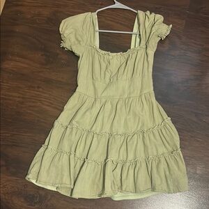 Altar'd State Green Mini Dress